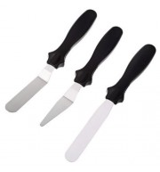 3PCS DIY CAKE CREAM SPREAD DECORATING SMUDGE TOOL (BLACK)