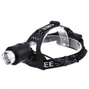 20W 850LM T6 LED HEADLIGHT ADJUSTABLE FOCUS FISHING LIGHT (BLACK)