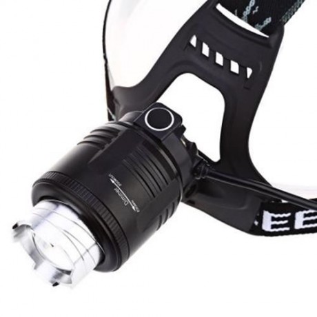 20W 850LM T6 LED HEADLIGHT ADJUSTABLE FOCUS FISHING LIGHT (BLACK)