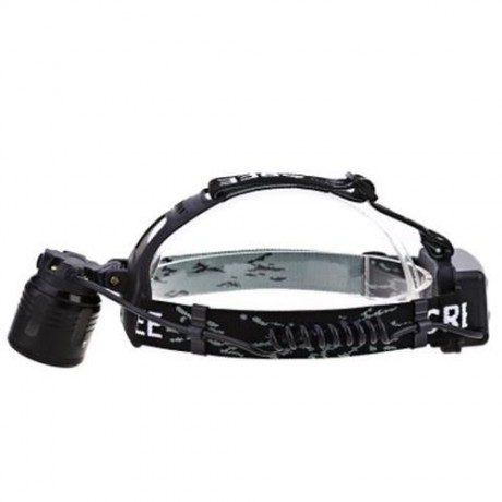 20W 850LM T6 LED HEADLIGHT ADJUSTABLE FOCUS FISHING LIGHT (BLACK)