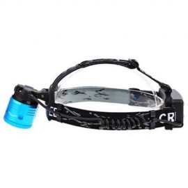 20W 850LM T6 LED HEADLIGHT ADJUSTABLE FOCUS FISHING LIGHT (WATER BLUE)