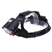 HIGH POWER DC 4.7V 30W 800LM CREE T6 RECHARGEABLE LED HEADLAMP (BLACK)