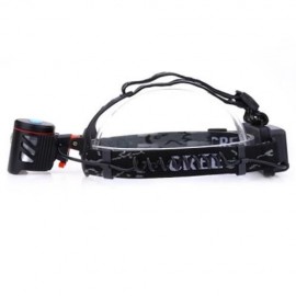 HIGH POWER DC 4.7V 30W 800LM CREE T6 RECHARGEABLE LED HEADLAMP (BLACK)