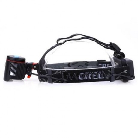 HIGH POWER DC 4.7V 30W 800LM CREE T6 RECHARGEABLE LED HEADLAMP (BLACK)