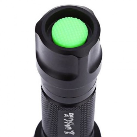 3W 240LM CREE Q6 LED WATERPROOF FLASHLIGHT WITH BATTERY CHARGER (BLACK)