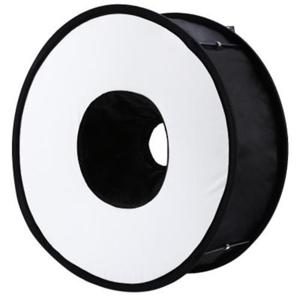 45CM PORTABLE ANNULUS SPEEDLITE STUDIO STROBE FLASH PHOTO REFLECTIVE SOFT BOX (WHITE AND B 45CM PORTABLE ANNULUS SPEEDLITE STUDIO STROBE FLASH PHOTO REFLECTIVE SOFT BOX (WHITE AND B