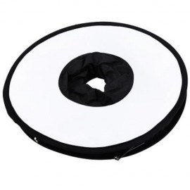 45CM PORTABLE ANNULUS SPEEDLITE STUDIO STROBE FLASH PHOTO REFLECTIVE SOFT BOX (WHITE AND B