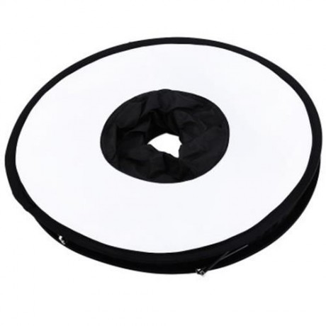 45CM PORTABLE ANNULUS SPEEDLITE STUDIO STROBE FLASH PHOTO REFLECTIVE SOFT BOX (WHITE AND B