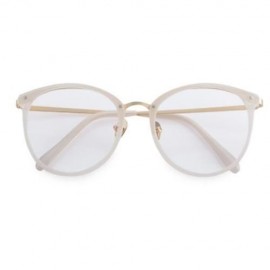 VINTAGE UNISEX TR 90 METAL FRAME ULTRA LIGHT MYOPIA GLASSES (#4)