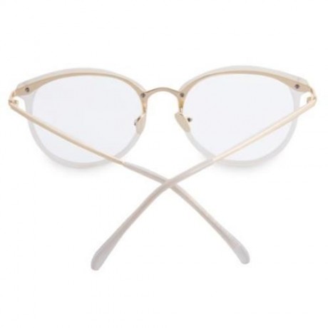 VINTAGE UNISEX TR 90 METAL FRAME ULTRA LIGHT MYOPIA GLASSES (#4)
