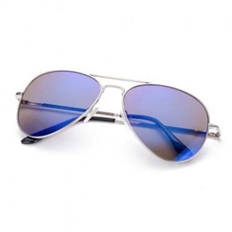 VINTAGE ROUND FRAME COLOR COATED MEN SUNGLASSES (#4)