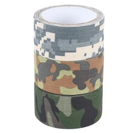 EDCGEAR ARMY ADHESIVE TAPE 10M COTTON FABRIC FOR HUNTING GUN KNIFE HANDLE (AC CAMOUFLAGE)
