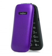 E1190A QUAD BAND UNLOCKED PHONE WITH SOUND RECORDER ALARM (PURPLE)