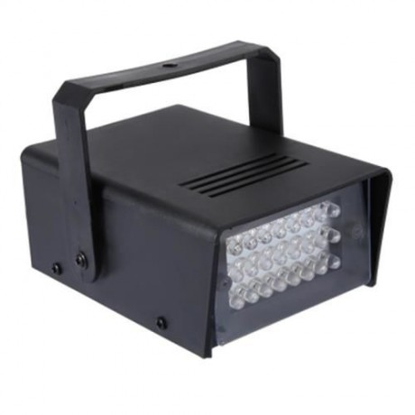 MINI AC 90 - 240V 3W 24 LEDS STAGE STROBE LIGHT (GREEN)