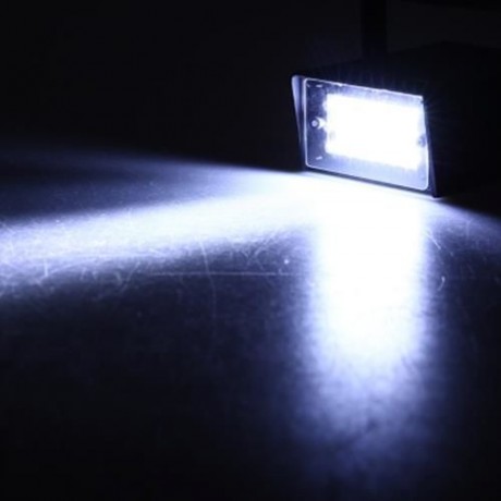 MINI AC 90 - 240V 3W 24 LEDS STAGE STROBE LIGHT (WHITE)