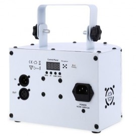 9W AC 90 - 240V SOUND ACTIVE AUTO LED STAGE STROBE LIGHT WITH REMOTE (WHITE)
