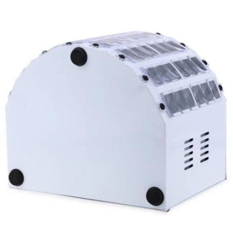 9W AC 90 - 240V SOUND ACTIVE AUTO LED STAGE STROBE LIGHT WITH REMOTE (WHITE)