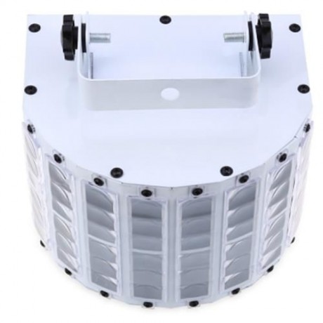 9W AC 90 - 240V SOUND ACTIVE AUTO LED STAGE STROBE LIGHT WITH REMOTE (WHITE)