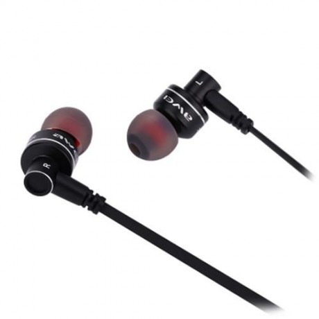 AWEI ES 10TY 3.5MM NOISE ISOLATION IN-EAR EARPHONES HEADPHONES WITH MIC (BLACK)