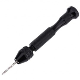1MM - 3MM 11PCS HIGH SPEED STEEL HAND TWIST DRILL ROTARY TOOL (BLACK)