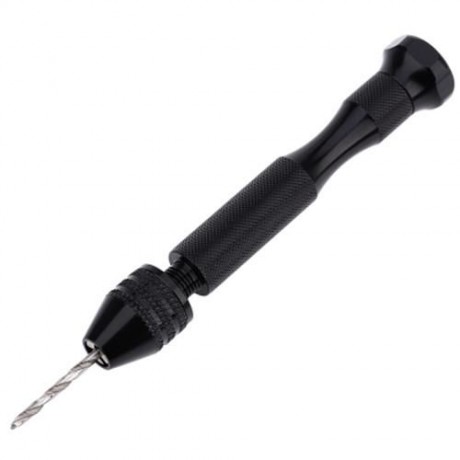 1MM - 3MM 11PCS HIGH SPEED STEEL HAND TWIST DRILL ROTARY TOOL (BLACK)
