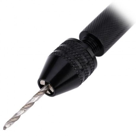 1MM - 3MM 11PCS HIGH SPEED STEEL HAND TWIST DRILL ROTARY TOOL (BLACK)
