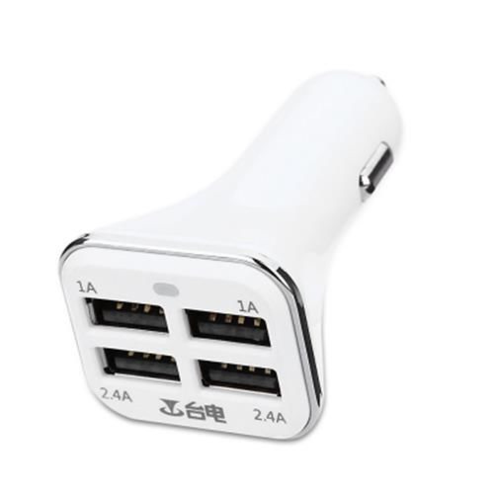 TECLAST CCP403 6.8A 4 USB CHARGING PORT CAR CHARGER WITH LED INDICATOR LIGHT FOR PHONE PDA