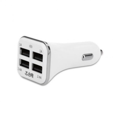 TECLAST CCP403 6.8A 4 USB CHARGING PORT CAR CHARGER WITH LED INDICATOR LIGHT FOR PHONE PDA