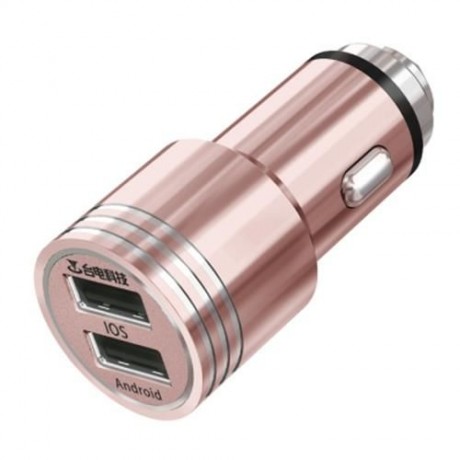 TECLAST CCM202 12 - 24V INPUT 5V 2.4A OUTPUT ALL-METAL MINI CAR CHARGER WITH EMERGENCY SAF