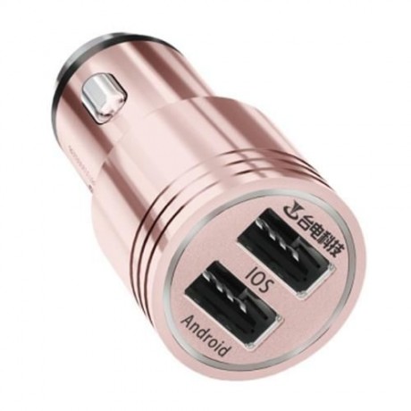 TECLAST CCM202 12 - 24V INPUT 5V 2.4A OUTPUT ALL-METAL MINI CAR CHARGER WITH EMERGENCY SAF