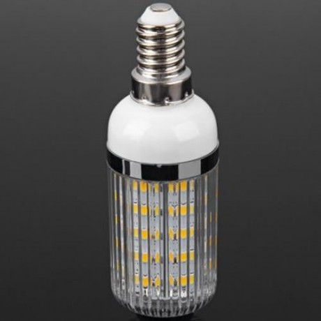 E14 7W 36 X SMD 5730 220V DIMMABLE WARM WHITE SILVER CORN LIGHT LAMP (3000-3500K) (WARM WH