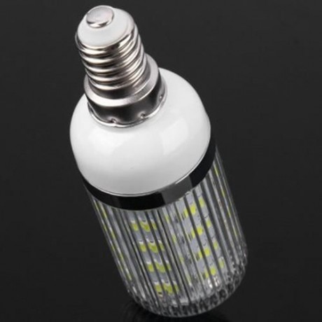 E14 7W 36 X SMD 5730 220V DIMMABLE WARM WHITE SILVER CORN LIGHT LAMP (3000-3500K) (COOL WH