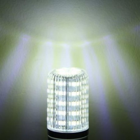 E14 7W 36 X SMD 5730 220V DIMMABLE WARM WHITE SILVER CORN LIGHT LAMP (3000-3500K) (COOL WH