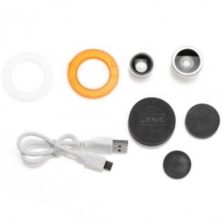 RK09F FILL-IN FLASH KIT WITH 180 DEG FISHEYE 10X MACRO 0.67X WIDE ANGLE 0.4X SUPER WIDE AN