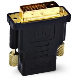 DVI MALE TO HDMI FEMALE ADAPTER CONVERTER SUPPORT 1080P (BLACK)