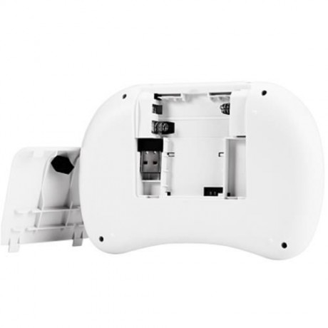 M2S 2.4GHZ WIRELESS QWERTY KEYBOARD TOUCHPAD WITH RECEIVER (WHITE)