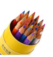 ZIBOM 24 COLORED WOODEN PENCIL KIT DRAWING PEN FOR ARTIST SKETCH (COLORMIX)