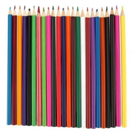 ZIBOM 24 COLORED DRAWING WOODEN PENCIL KIT (COLORMIX)