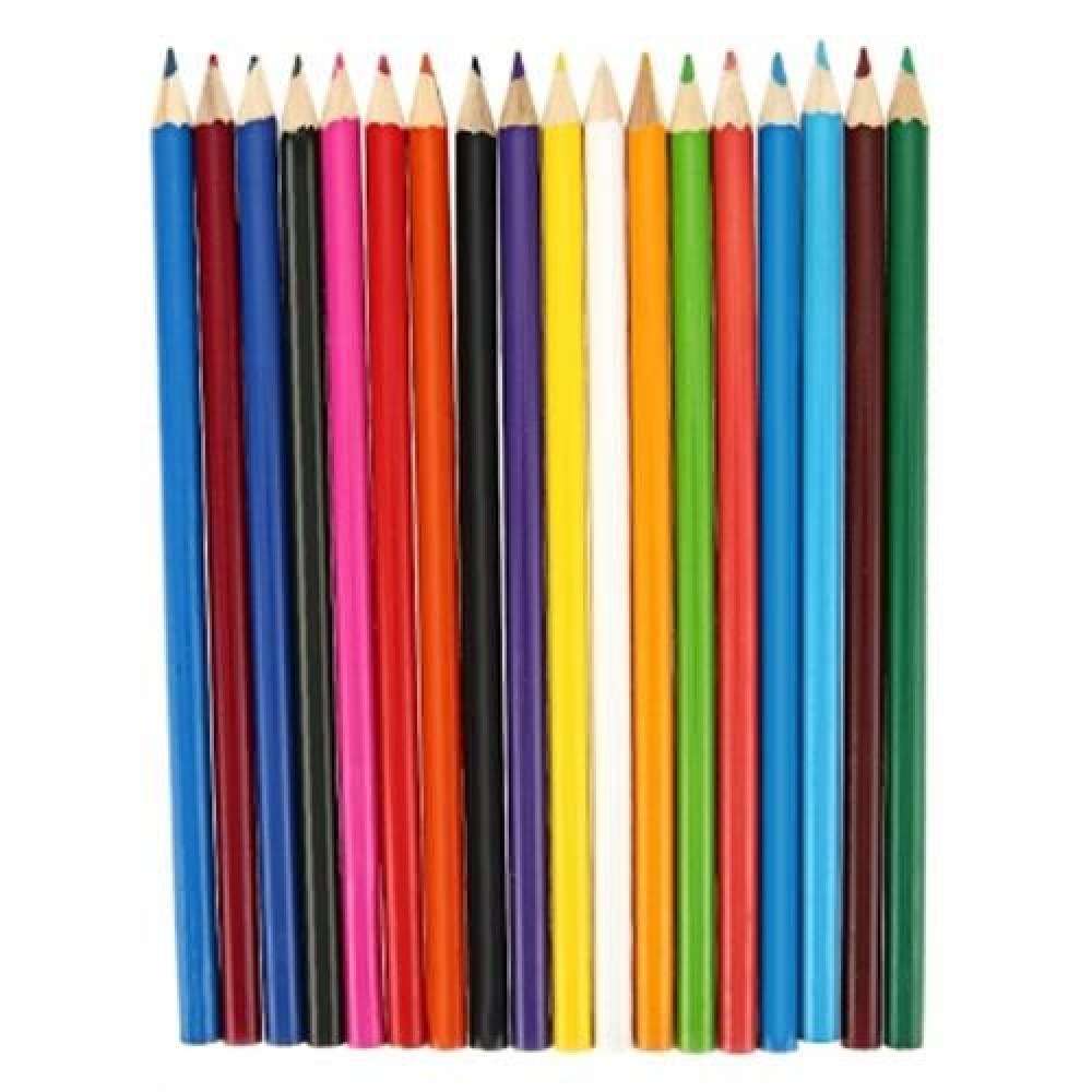 ZIBOM 18 COLORED DRAWING WOODEN PENCIL KIT (COLORMIX)