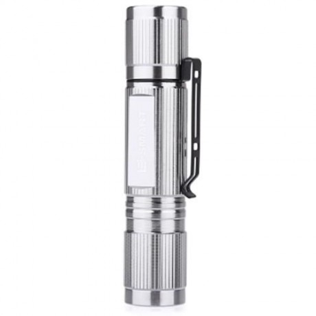 E SMARTER 3W 260LM MINI LED FLASHLIGHT CAMPING TORCH LIGHT (SILVER GRAY)