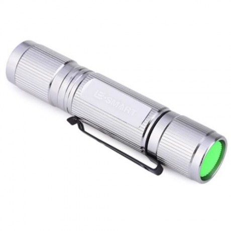 E SMARTER 3W 260LM MINI LED FLASHLIGHT CAMPING TORCH LIGHT (SILVER GRAY)