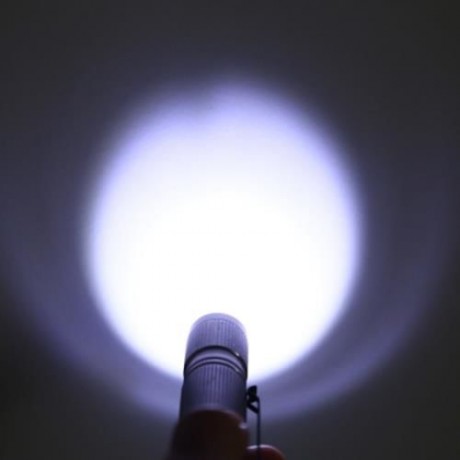 E SMARTER 3W 260LM MINI LED FLASHLIGHT CAMPING TORCH LIGHT (SILVER GRAY)