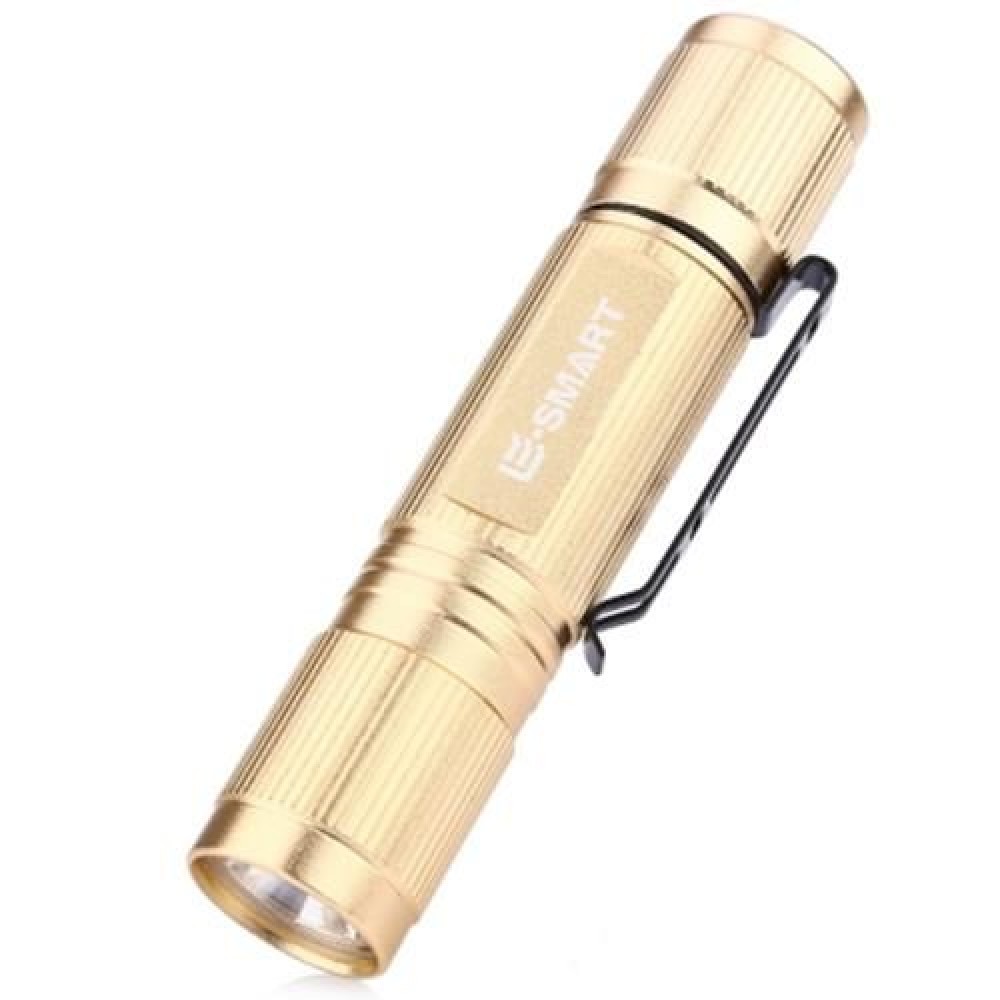 E SMARTER 3W 260LM MINI LED FLASHLIGHT CAMPING TORCH LIGHT (GOLDEN)