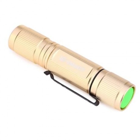 E SMARTER 3W 260LM MINI LED FLASHLIGHT CAMPING TORCH LIGHT (GOLDEN)