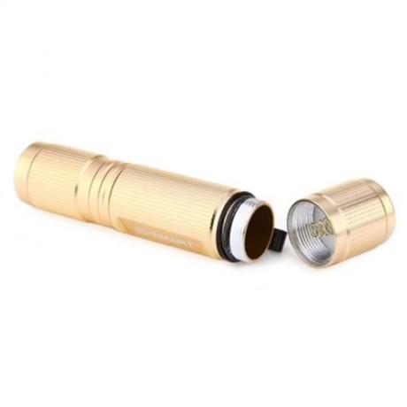 E SMARTER 3W 260LM MINI LED FLASHLIGHT CAMPING TORCH LIGHT (GOLDEN)