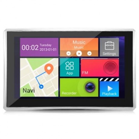 5 INCH ANDROID 4.4 CAR TABLET GPS 170 DEGREE WIDE ANGLE 1080P DVR RECORDER WIFI / FM TRANS