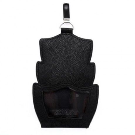 AMISIR A5 QI 3 COIL CAR WIRELESS CHARGER TRANSMITTER PAD LEATHER HOLDER LAUNCHER WITH CHAR