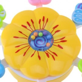 BABY FUNNY RATTLE CRIB PENDANT ROTATING MUSIC BOX HANGING TOY (COLORMIX)