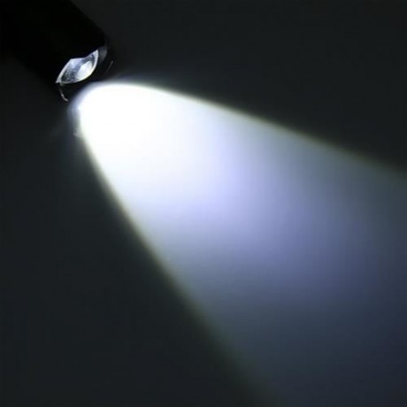 ALONEFIRE 3W XPE LED ZOOMABLE MINI FLASHLIGHT WITH 3 MODES (GREEN)