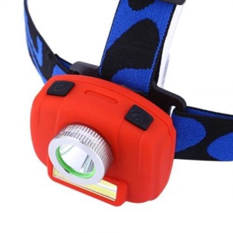 SKYWOLFEYE S152 3W 500LM MINI ROTATING HEADLIGHT FOR CAMPING (RED)